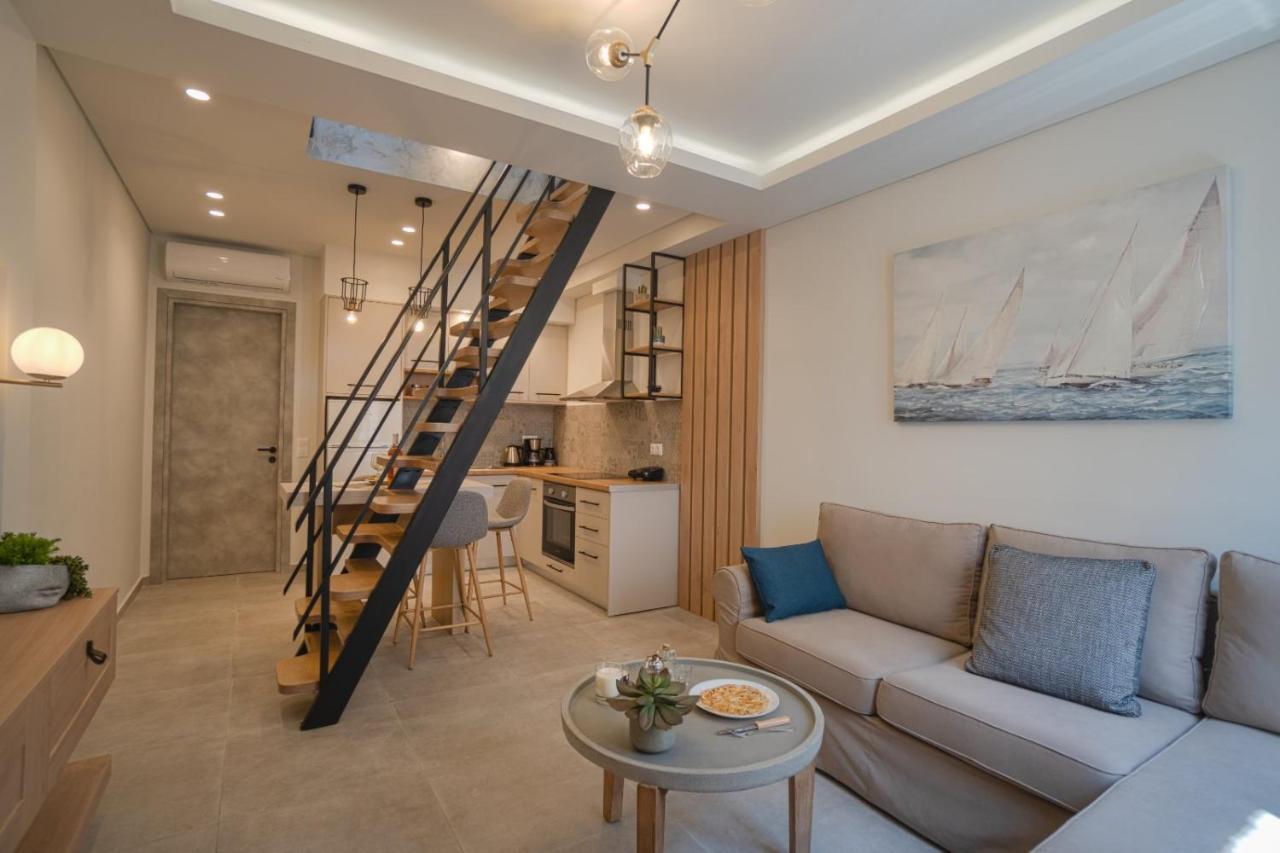 Апартаменты Jacuzzi Maisonette In Sfakia Center 'New 2023' Хора-Сфакион Экстерьер фото